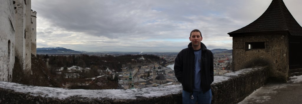 Austria - Salzburg - Me with Salzburg in background